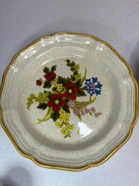 2 Mikasa Garden Club "A Basket Wildflowers" Pasta Salad Bowls  EC403 Japan C25